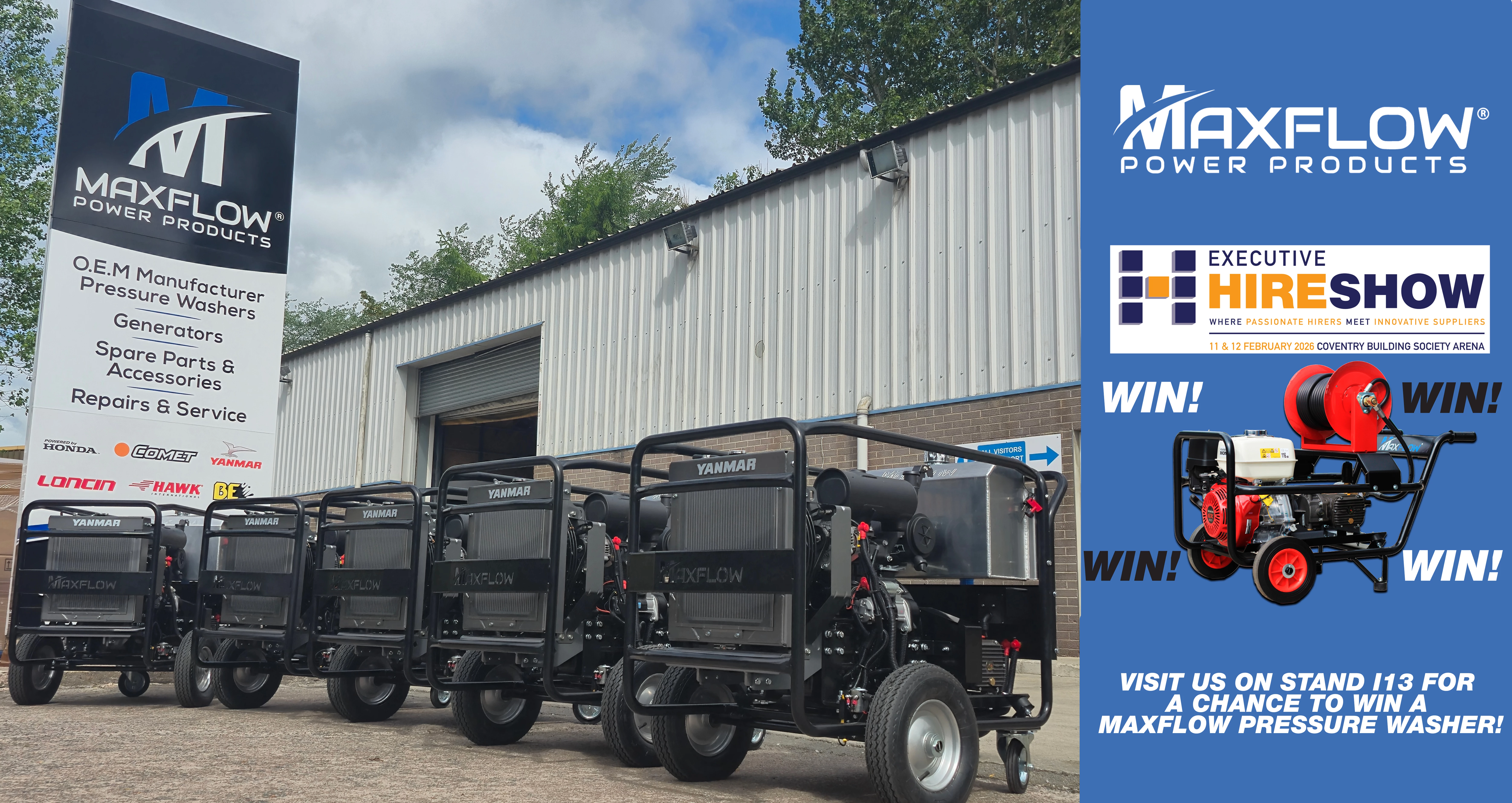 Maxflow brings the pressure – and a competition win – to Executive Hire Show