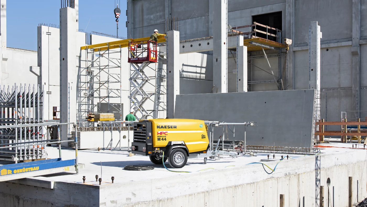 HPC KAESER MOBILAIR M44: Lightweight, quiet, economical