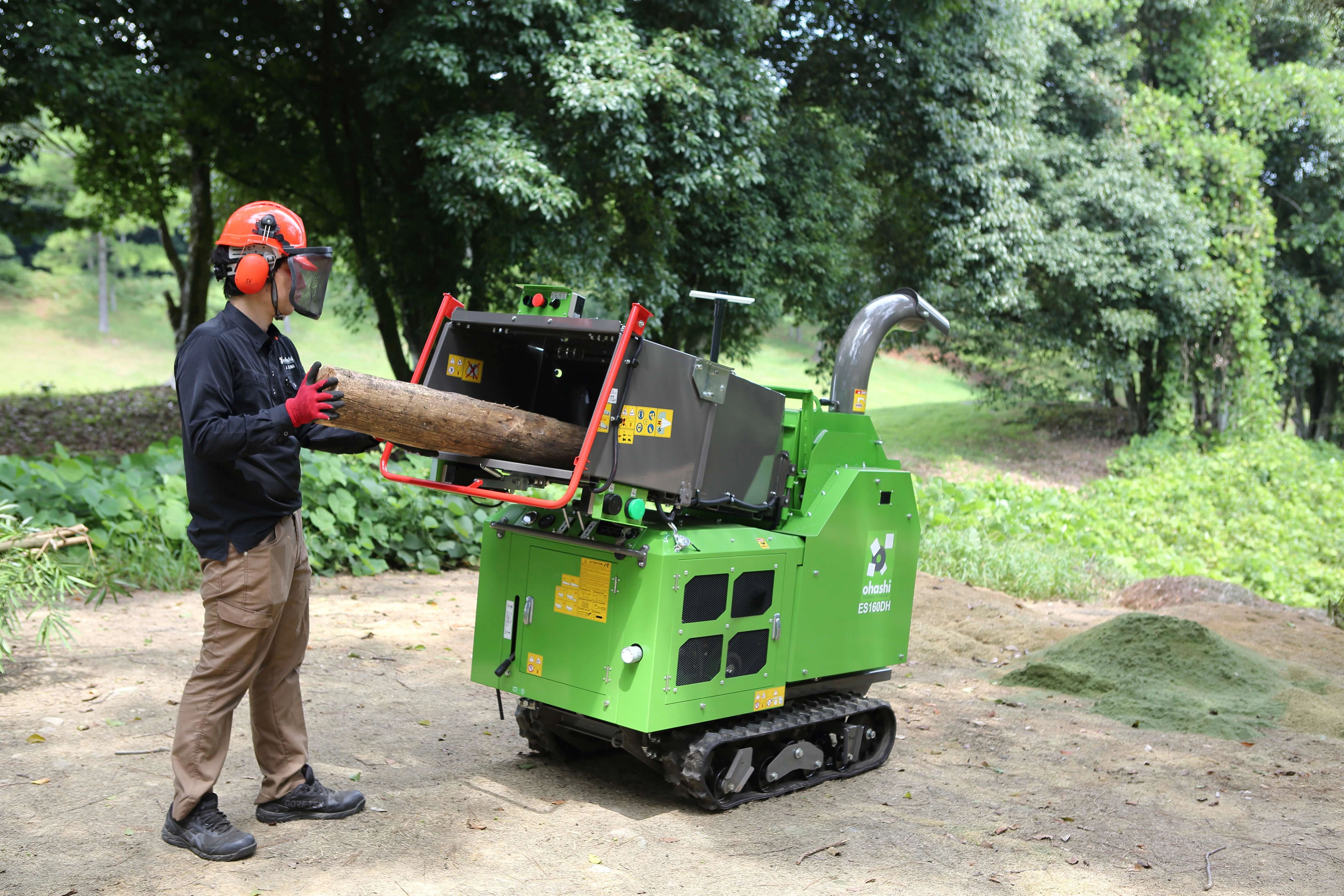 Ohashi Compact Tracked Chippers for the Hire Market