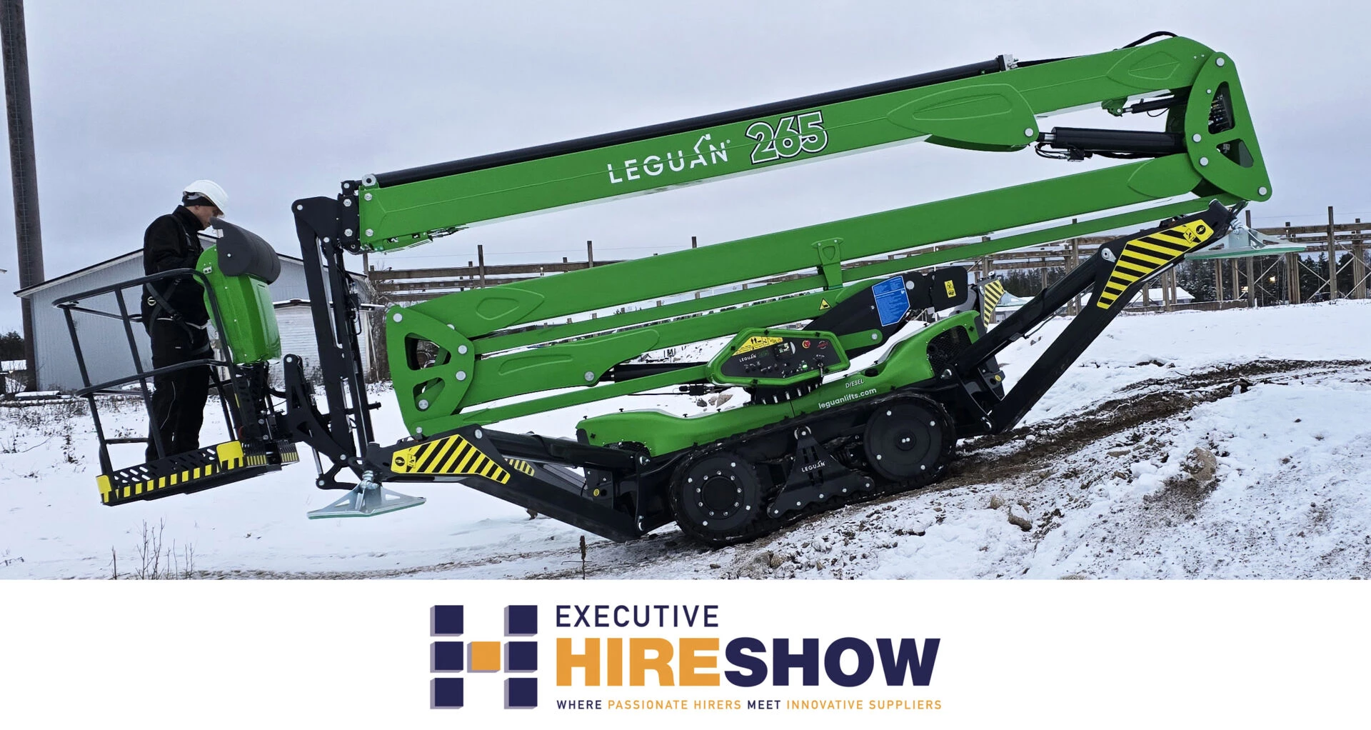 Avant Tecno UK showcased Leguan 265 at Executive Hire Show 2025
