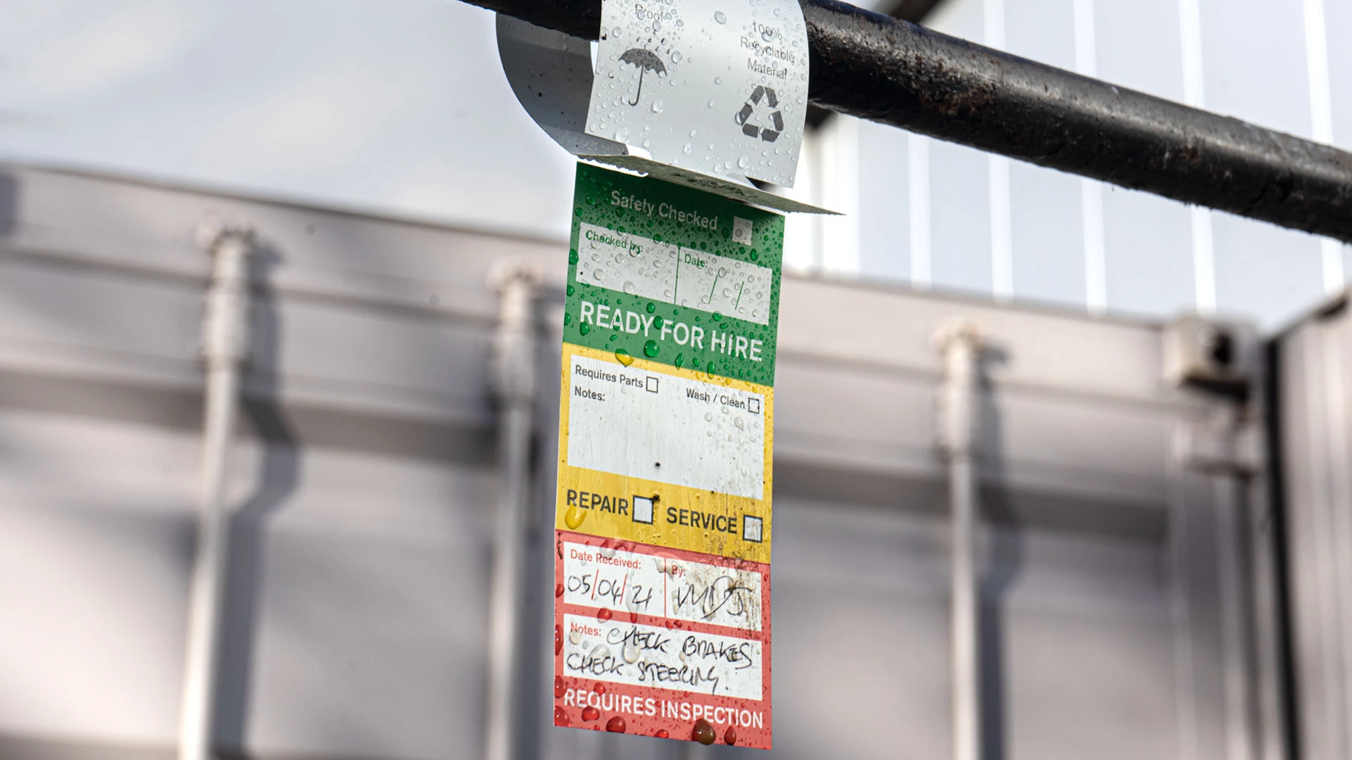 Sovereign’s Supa Tuff Tags prove popular with UK Hire companies